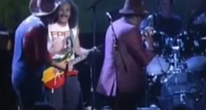 John Lee Hooker, Carlos Santana, and Etta James